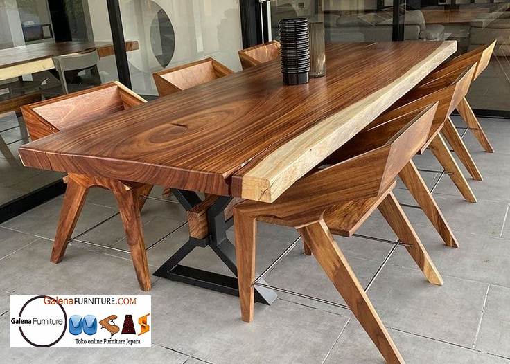 Meja Makan Semarang Bahan Kayu Terbaik Desain Modern