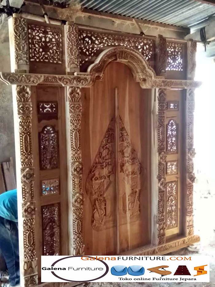 98 Gebyok Ukir Pintu Jawa Klasik Modern Terbaru (Kualitas ...