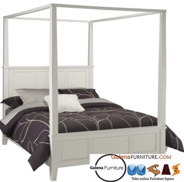 tempat tidur kelambu minimalis