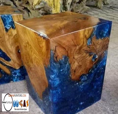 Jual Kursi Resin Kayu Balok Harga Terjangkau