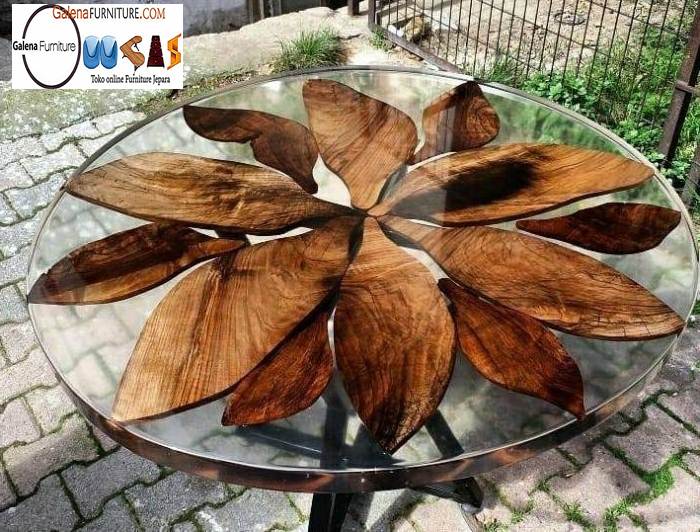 Meja Resin Unik Desain Modern Harga Murah