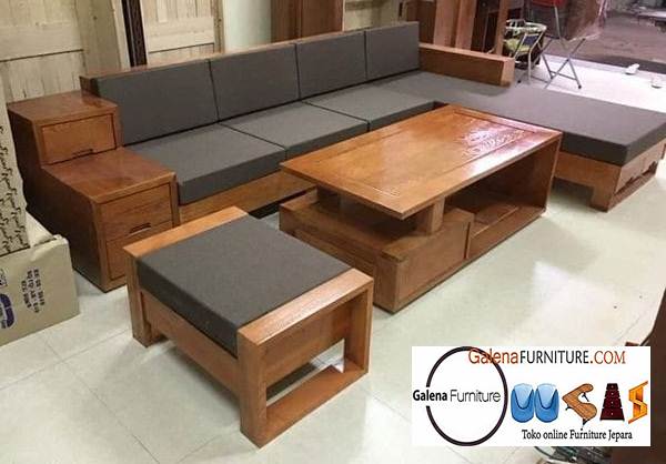 Set Kursi Kayu Jati Tebal Model Solid Abadi Terbaik