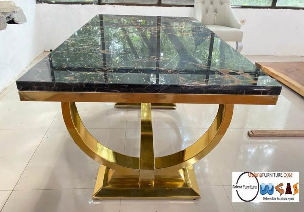 Jual Meja Makan Marmer Semarang Klasik Mewah Harga Murah