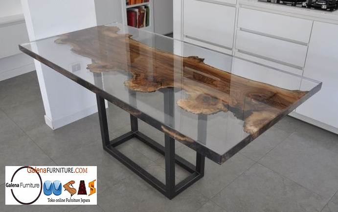 Meja Resin Kayu Terlaris Desain Terbaru Harga Murah