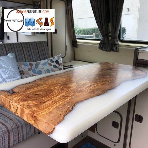 Meja Resin Kayu Terlaris Desain Terbaru Harga Murah