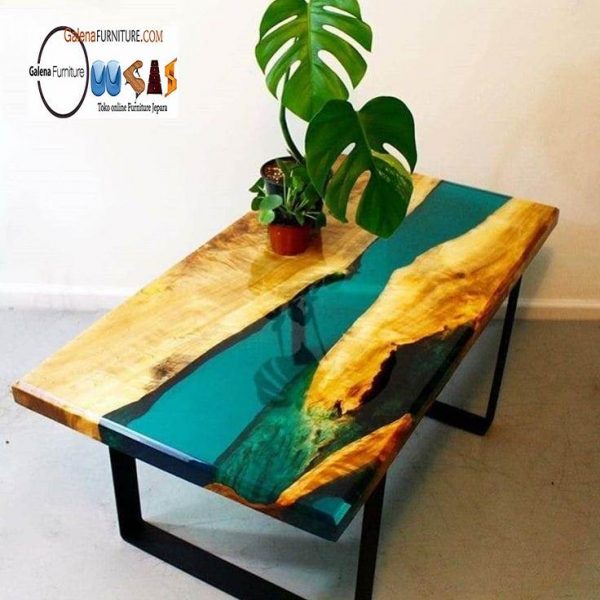 Meja Resin Kayu Terlaris Desain Terbaru Harga Murah