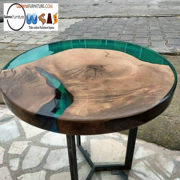 Meja Resin Kayu Terlaris Desain Terbaru Harga Murah