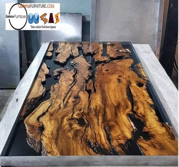 Meja Resin Kayu Terlaris Desain Terbaru Harga Murah