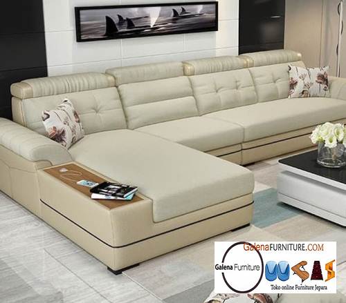 Jual Kursi Sofa Kulit Desain Minimalis Harga Murah