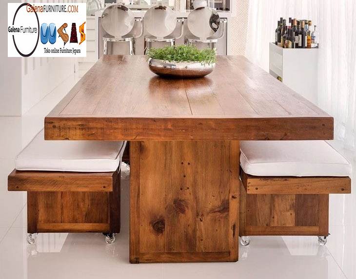 Jual Meja Kayu Sonokeling Desain Minimalis Harga Murah