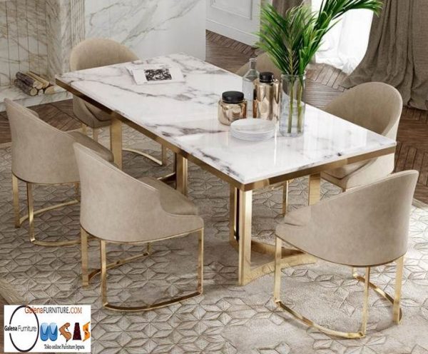Jual Meja Marmer Kotak Desain Minimalis Harga Murah