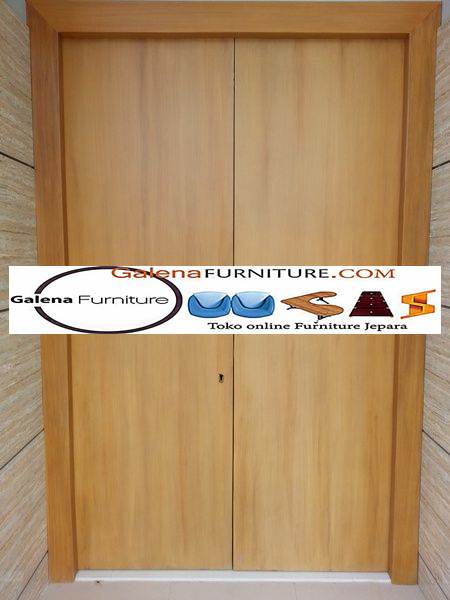 Jual Pintu Kayu Trembesi Desain Klasik Harga Murah