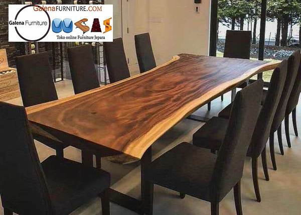 Jual Meja Kayu Lebar Desain Mewah Harga Terjangkau