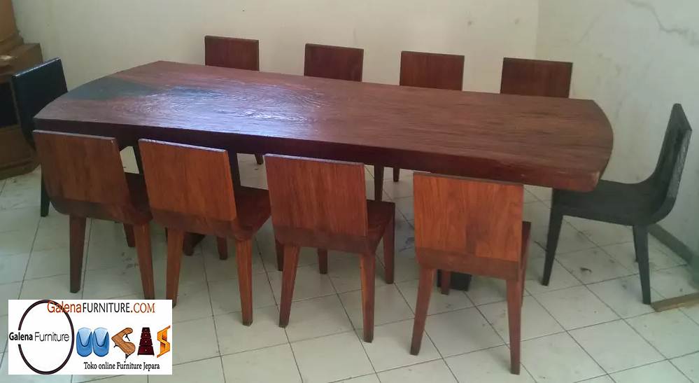 Jual Meja Kayu Lebar Desain Mewah Harga Terjangkau