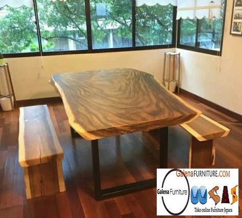 Jual Meja Kayu Lebar Desain Mewah Harga Terjangkau