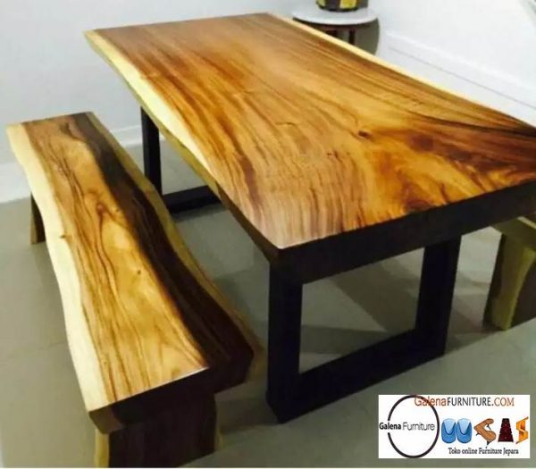 Jual Meja Kayu Lebar Desain Mewah Harga Terjangkau