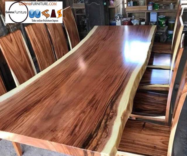 Jual Meja Kayu Lebar Desain Mewah Harga Terjangkau