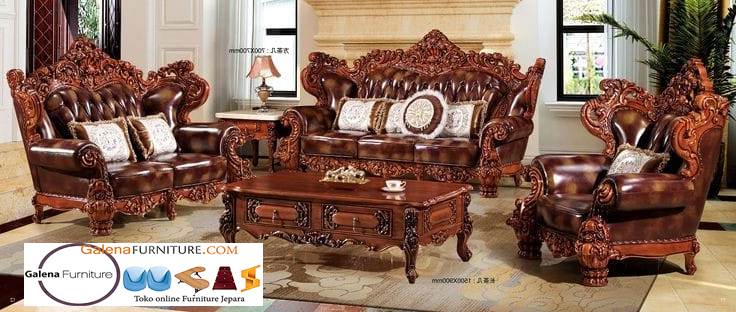 Jual Kursi Sofa Jati Klasik Desain terbaru