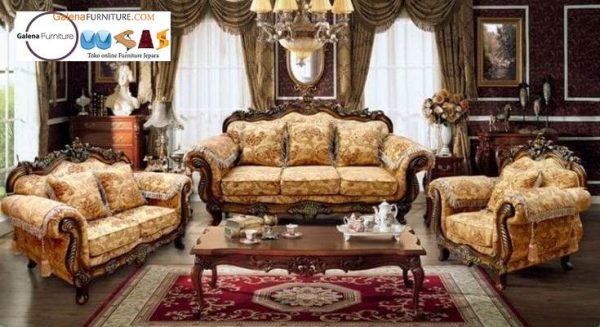 Jual Kursi Sofa Jati Klasik Desain terbaru