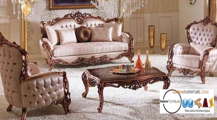 Jual Kursi Sofa Jati Klasik Desain terbaru