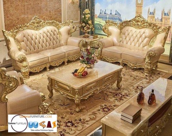 Sofa Kayu Ukir Desain Terbaru Harga Murah