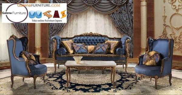 Sofa Mewah Klasik Desain Mewah Terbaru