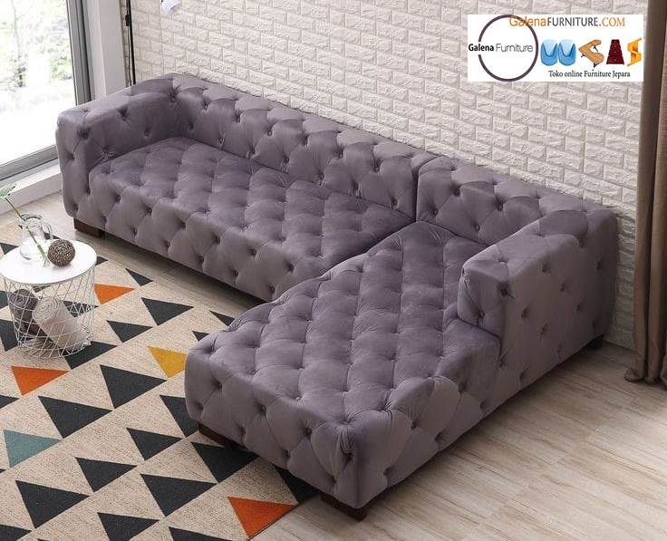 Sofa Sudut Mewah Minimalis Terbaru