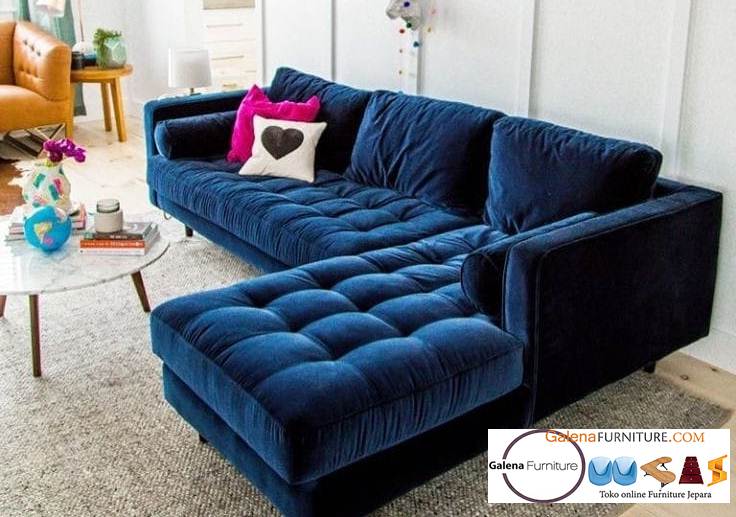 Sofa Sudut Mewah Minimalis Terbaru