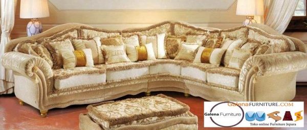 Sofa Sudut Mewah Minimalis Terbaru