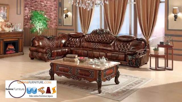 Sofa Sudut Mewah Minimalis Terbaru