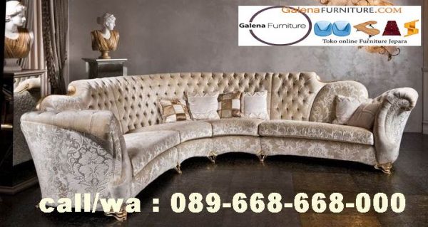 Jual Sofa L Mewah Luxury Klasik Terdebest seller