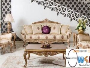 Sofa Mewah Warna Gold Cat Duco Murah