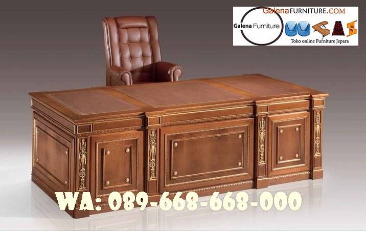 Jual Meja Kantor Direktur Tangerang Kayu Jati Harga Murah