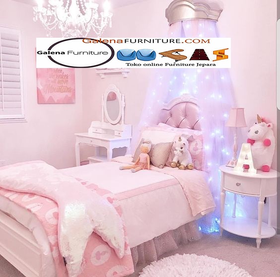 Jual Tempat Tidur Anak Perempuan Terpopuler Desain Mewah