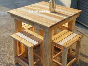 Kursi Cafe Kayu Modern Desain Simple Minimalis Berkualitas