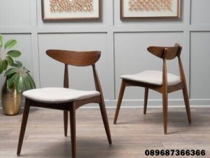 Kursi Cafe Model Kekinian Minimalis Kayu Jati Modern Desain Unik