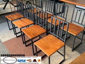 Kursi Cafe Kayu Modern Terlaris Minimalis Desain Simple