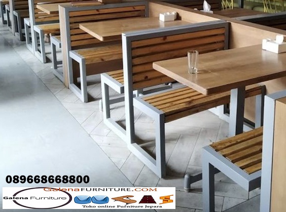 Kursi Cafe Kayu Modern Terlaris Minimalis Desain Simple