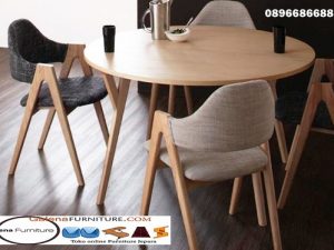 Kursi Cafe Dan Resto Kayu Jati Minimalis Model Simple