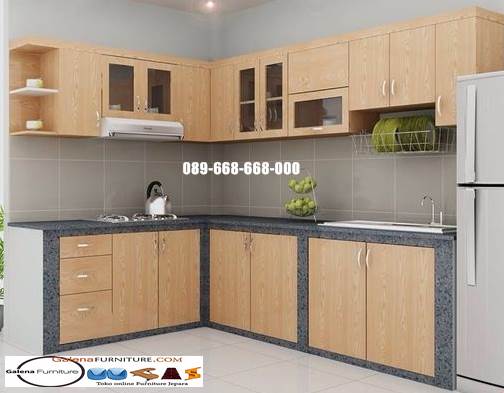 Kitchen Set Desain Modern Elegan Terbaru Minimalis Bandung   Kitchen Set Premium Simple 