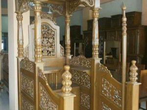 Mimbar Masjid Jati Mewah Desain Paling Laris Tangerang
