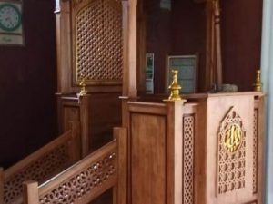 Mimbar Masjid Kubah Jati Mewah Model Terpopular 2023