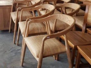 Kursi Cafe Unik Modern Kayu Jati Berkualitas Model Terlaris