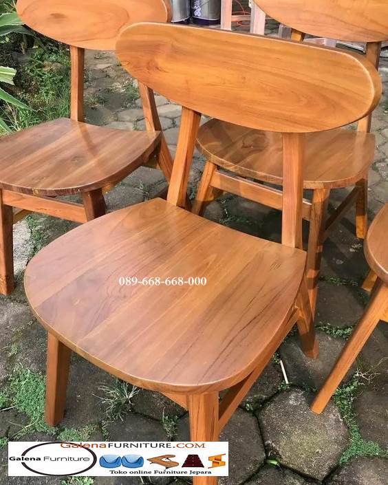 Kursi Cafe Kayu Minimalis Model Modern Kekinian Kualitas Terbaik Solo