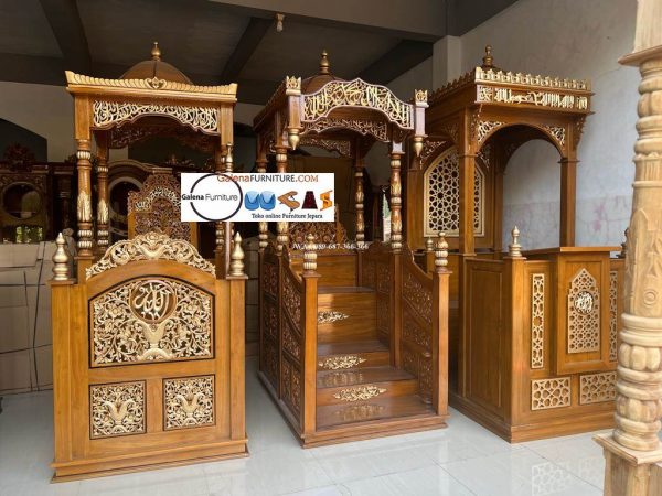 Mimbar Masjid Terbaru Kayu Jati Harga Dan Kualitas Terbaik